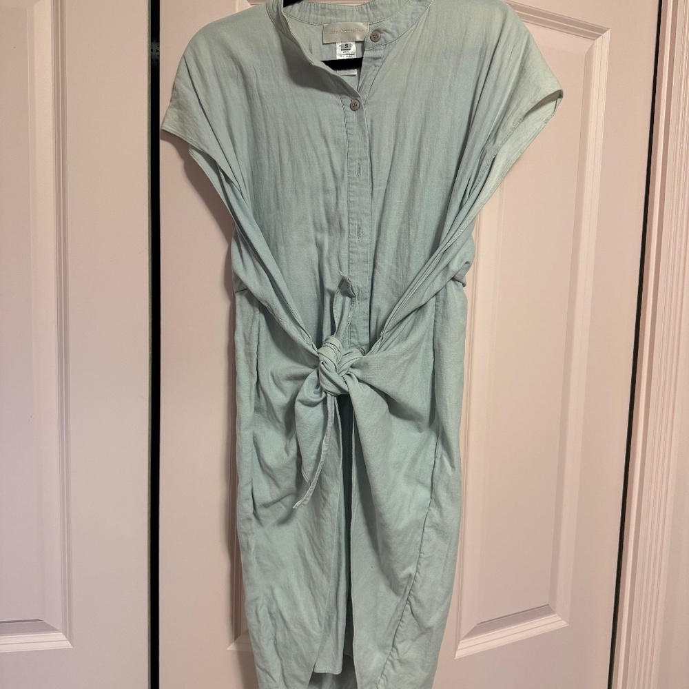 Tie front dress